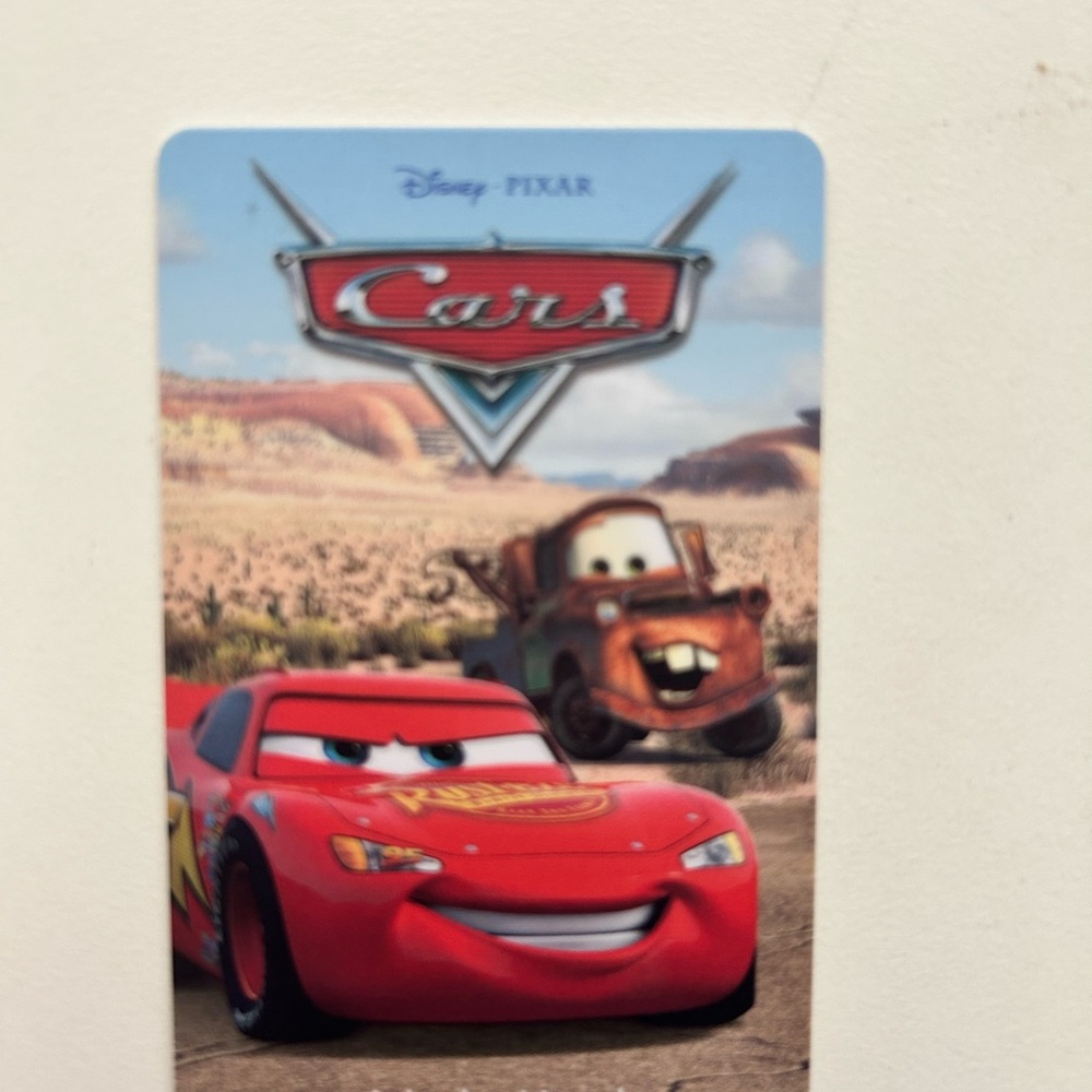 Disney Pixar Cars Yoto Card